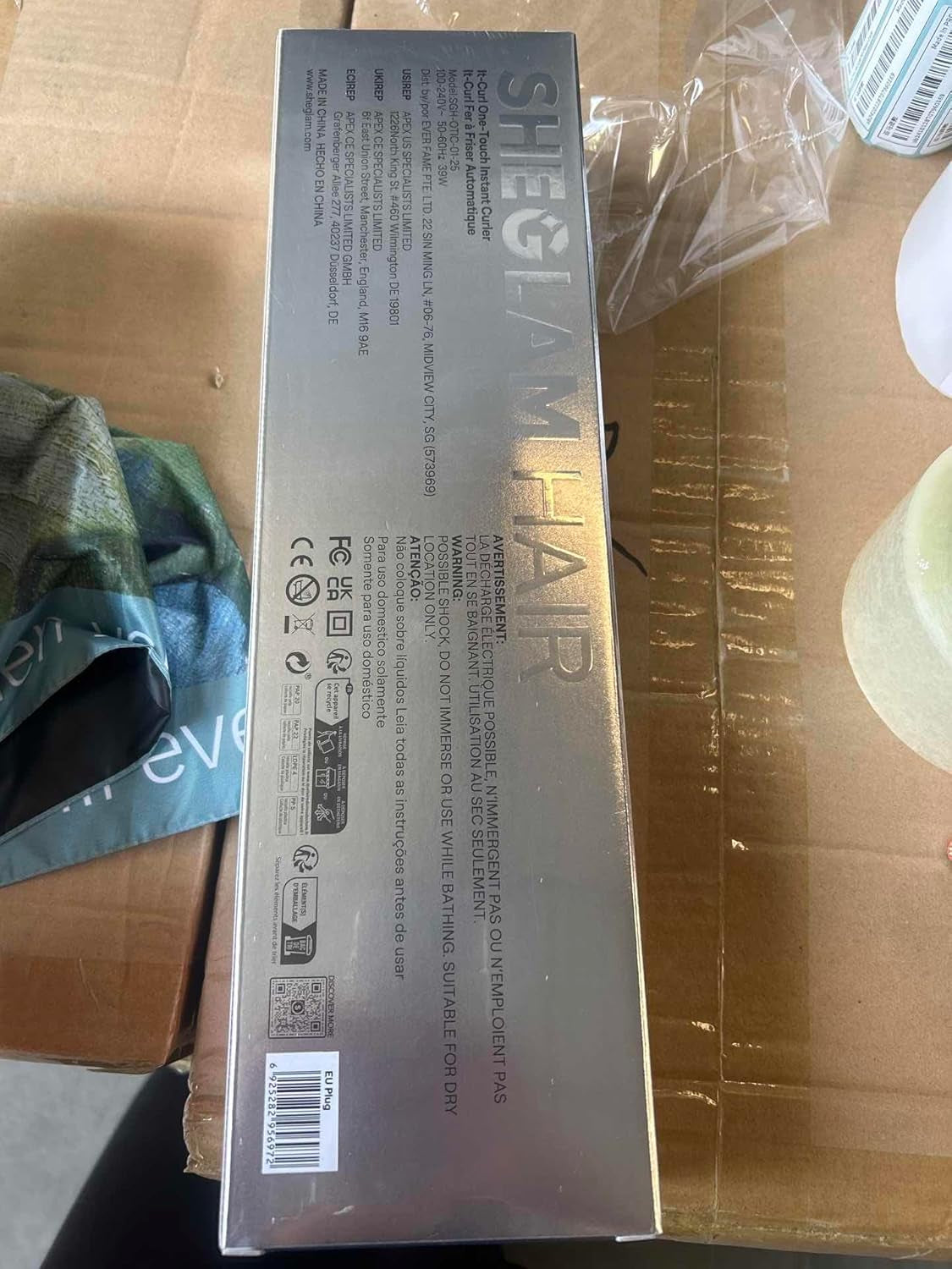 Automatic Curling Iron 1 1/4 Inch with 3 Temperatures Fast Heating, 2-Way Rotation