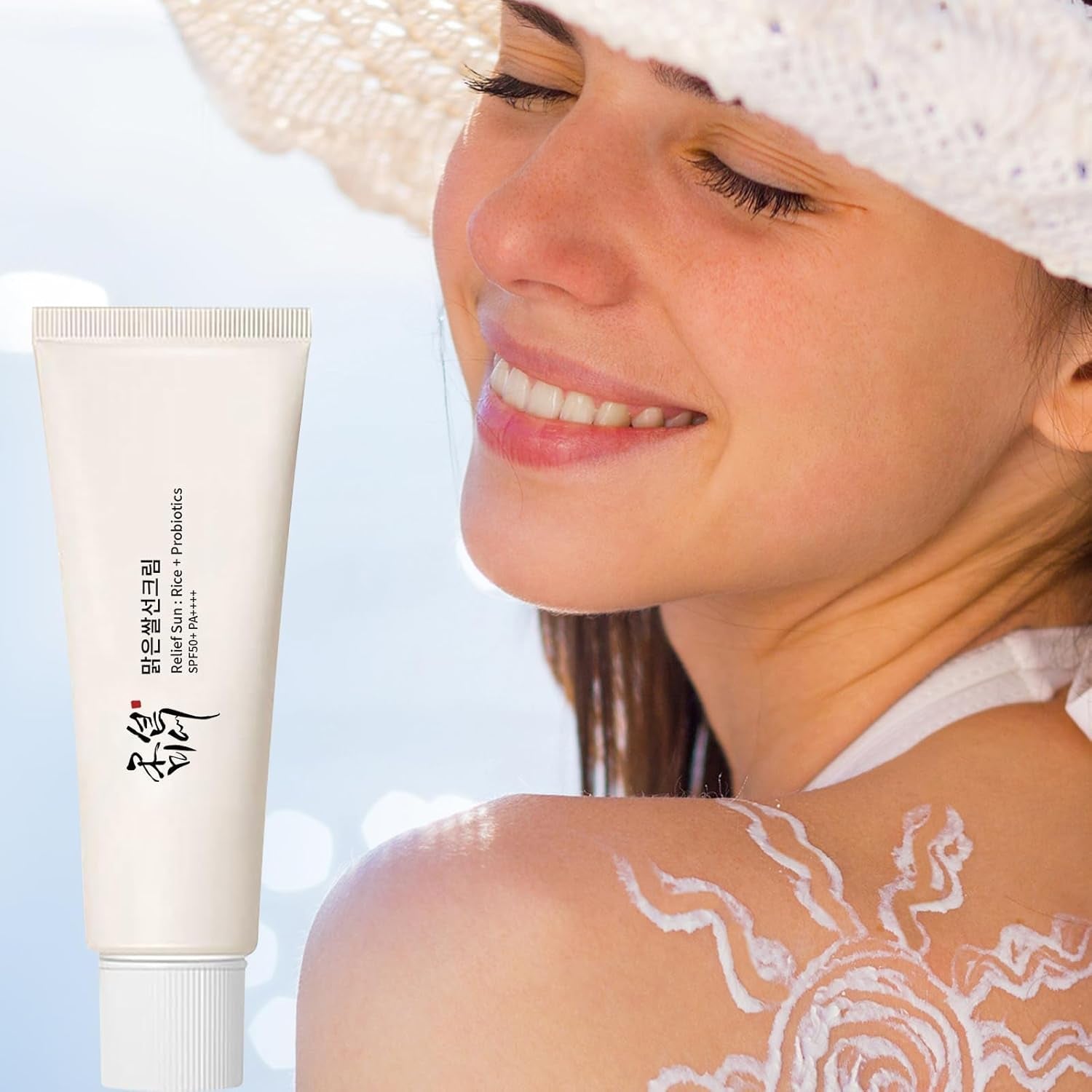 Relief Sun Organic Sunscreen SPF50,+++++PA++ Rice and Probiotics | Korean Skin Care