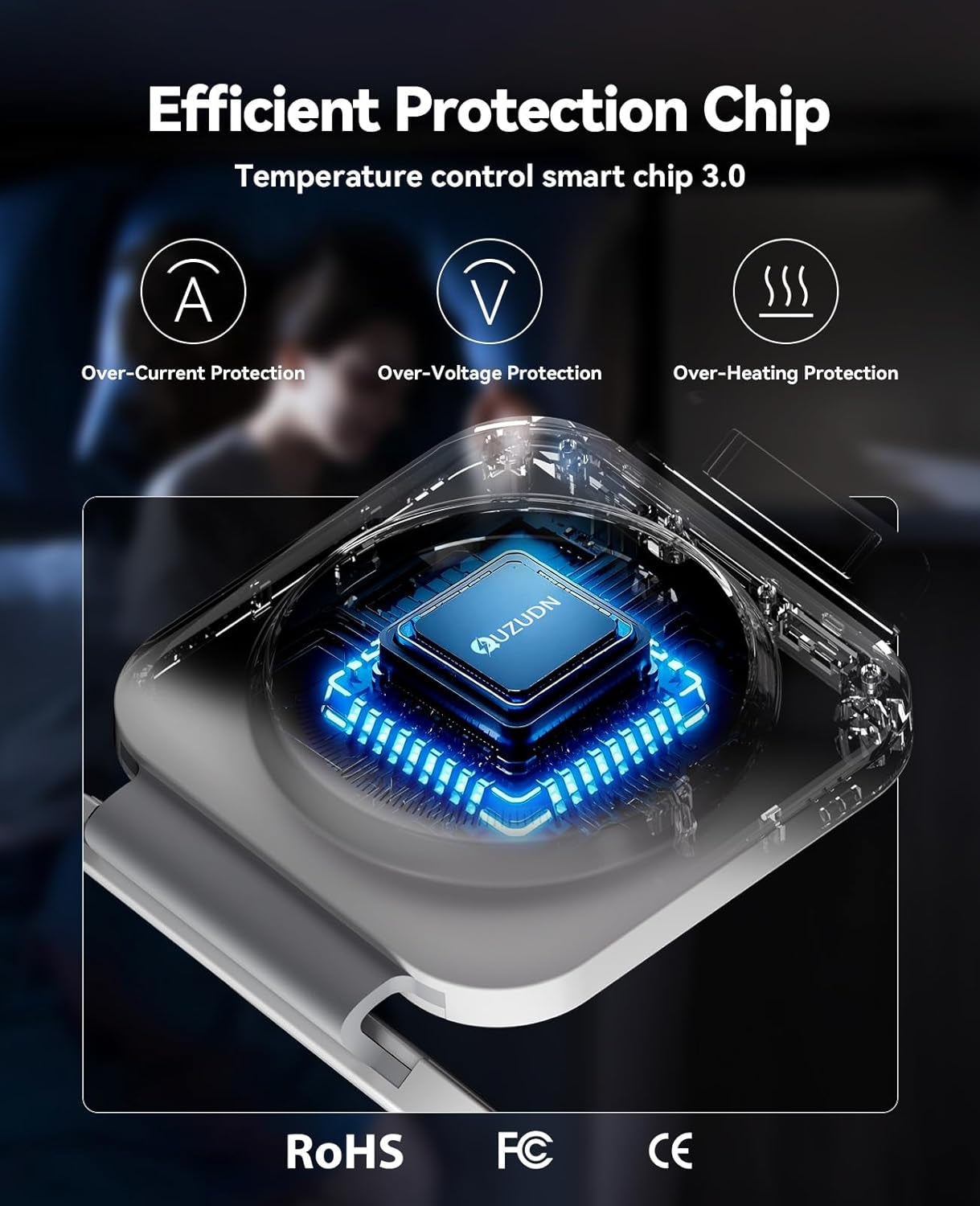 3 in 1 Charging Station for Apple Multiple Devices, Foldable Magnetic Fast Wireless Charger Dock,