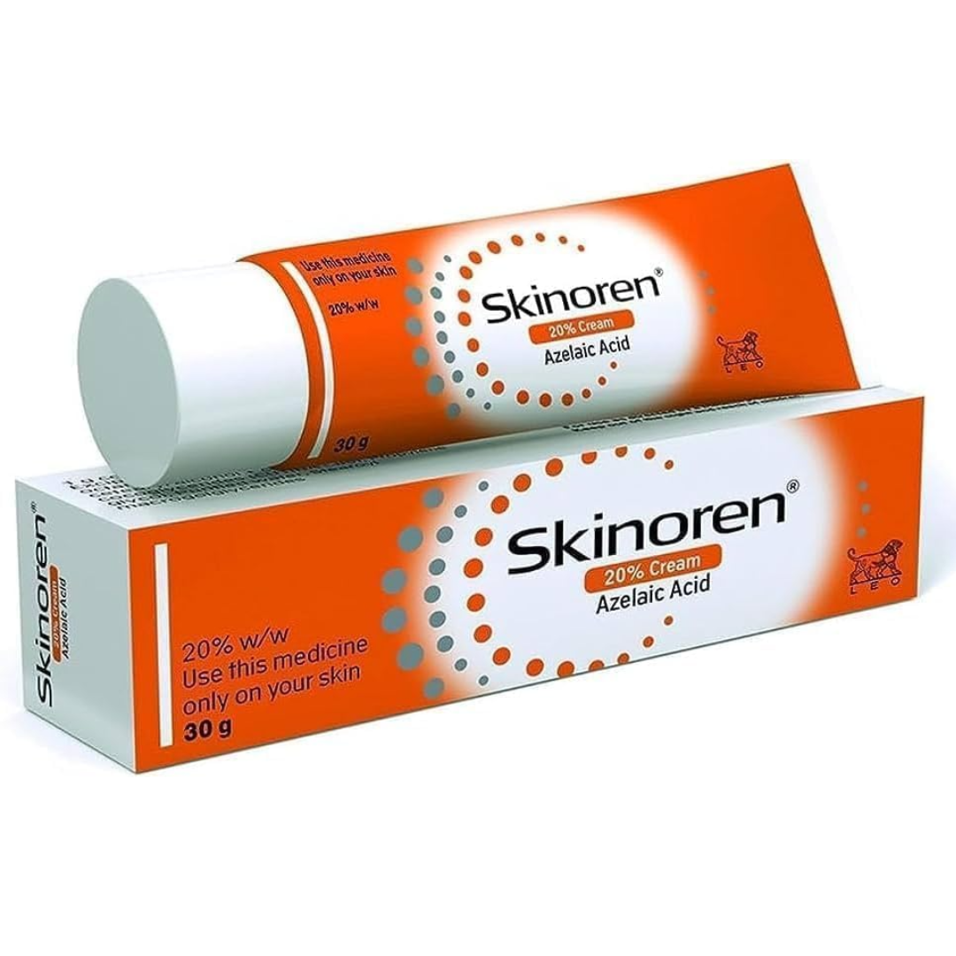 🌟 ASHAB AND SAFFRAN Skinoren Whitening Cream for All Skin Types – 30g