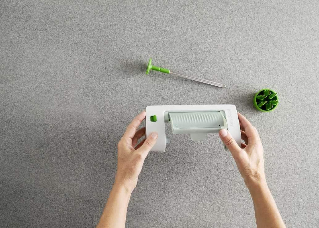 Veggie Sheet Slicer, Green, Plastic, Fruit and Vegetable Cutter