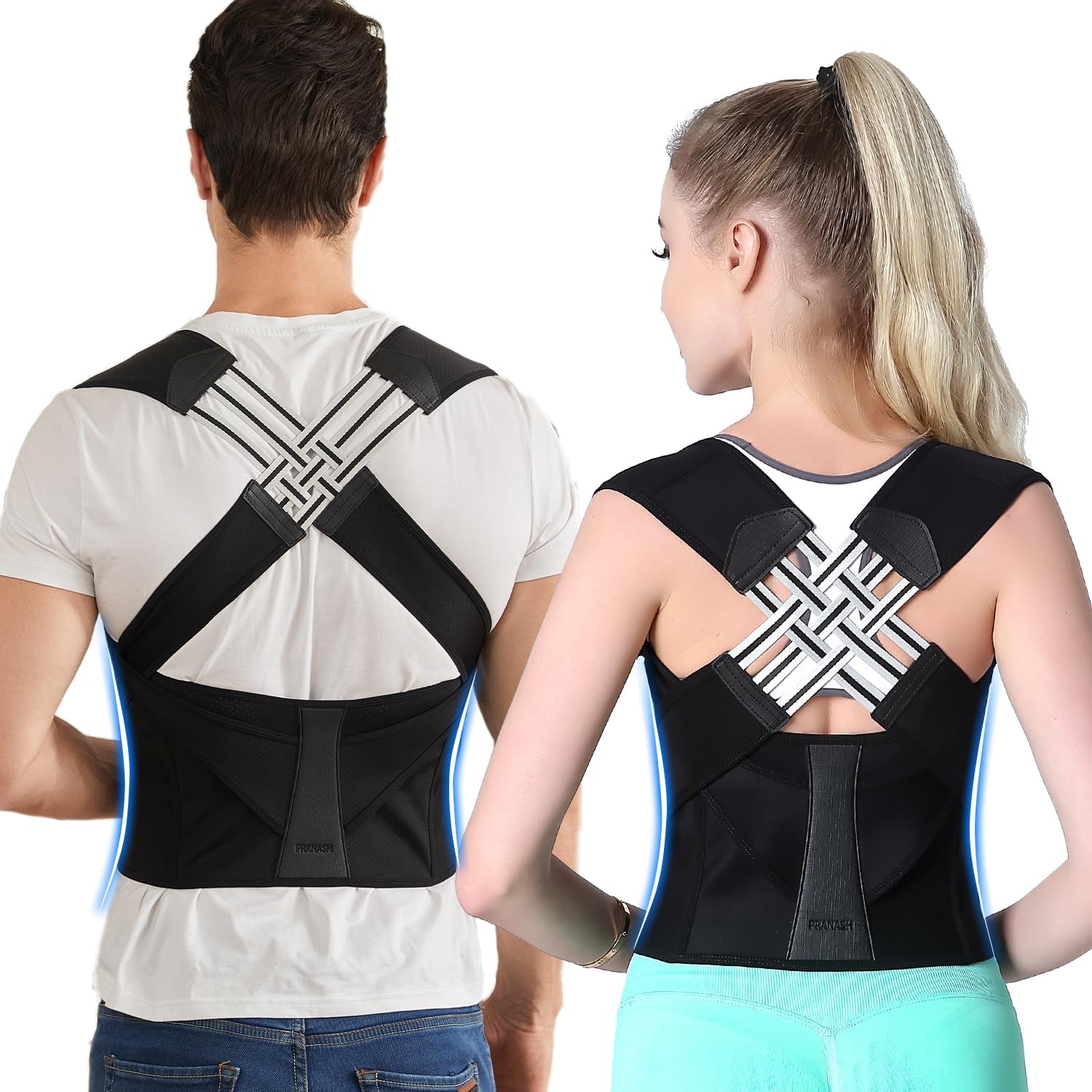 Posture Corrector for Women and Men,Adjustable Shoulder Straightener,Back Support Brace