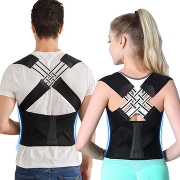 Posture Corrector for Women and Men,Adjustable Shoulder Straightener,Back Support Brace