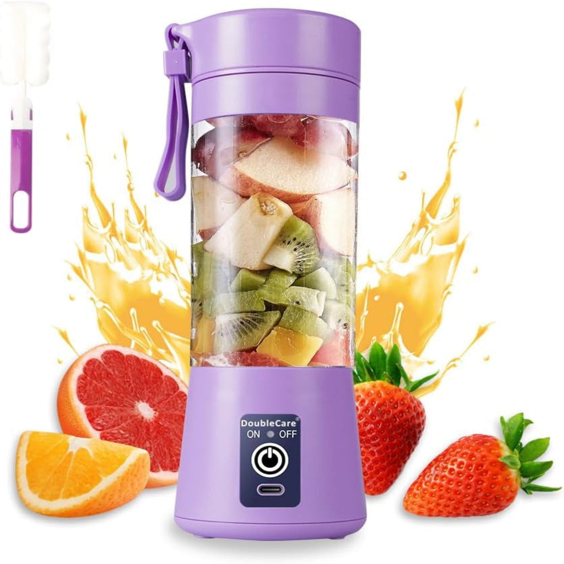 Portable Electric USB Juicer Blender Juicer for Shakes and Smoothies, Juice,380Ml, 