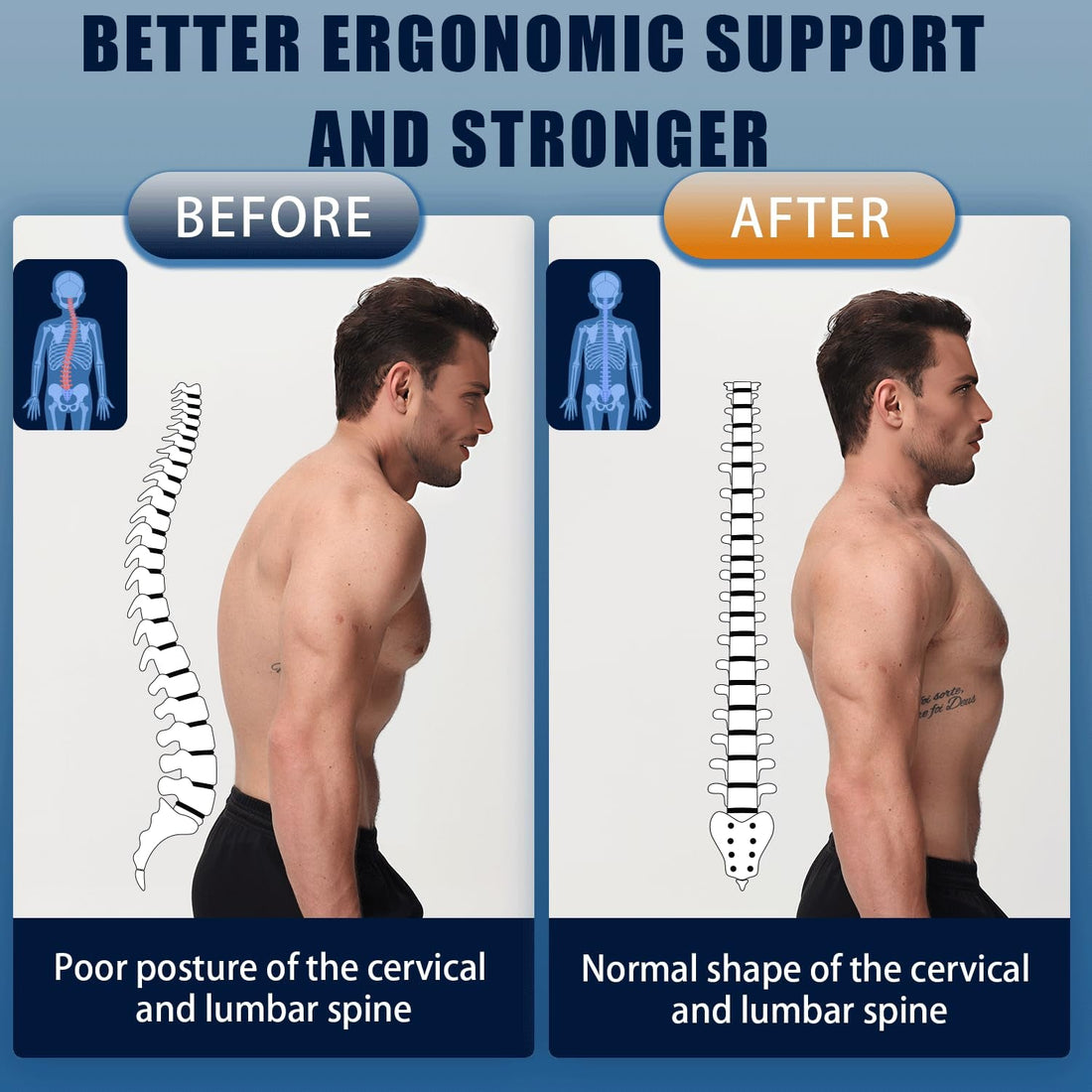 Posture Corrector for Men and Women, Adjustable Back Brace for Back, Neck and Shoulder Pain Relief