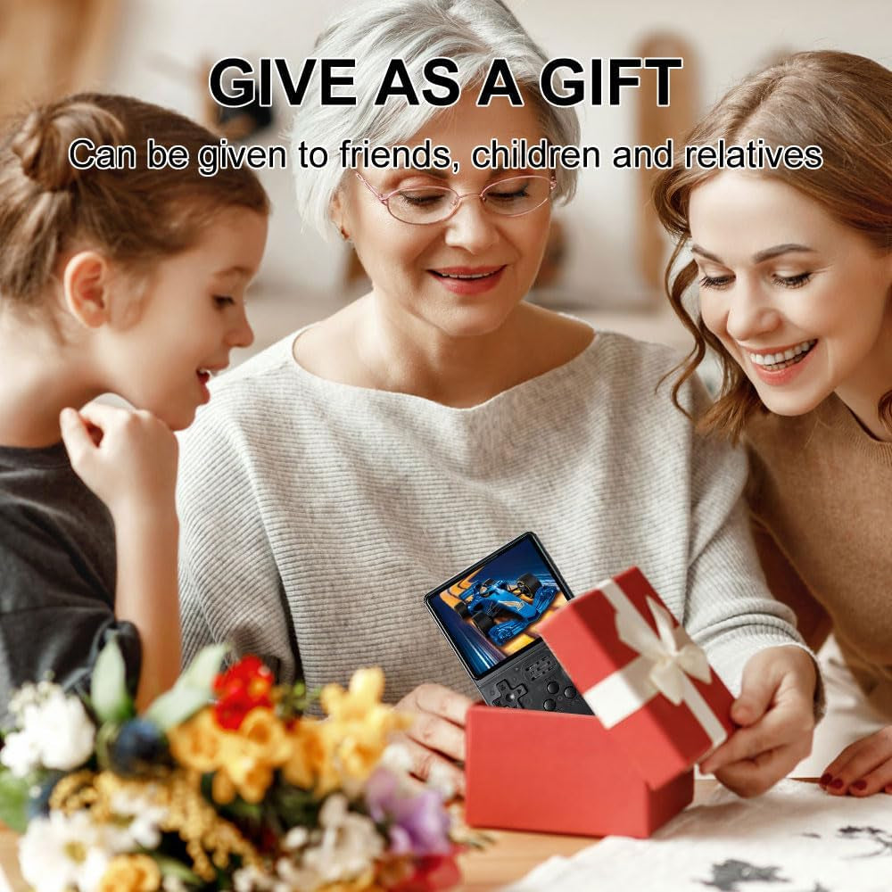 R36S Handheld Game Console, 3.5" Portable Video Gaming Player with Built in 3000+ Games, 