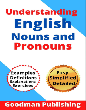 Understanding English Nouns And Pronouns Book